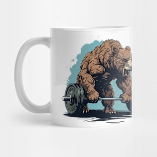 bear at gym Mug